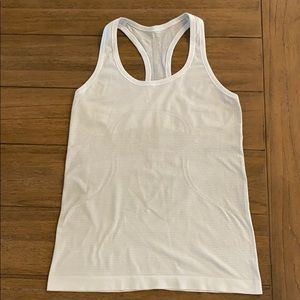 Lululemon swifty tech tank - heathered white